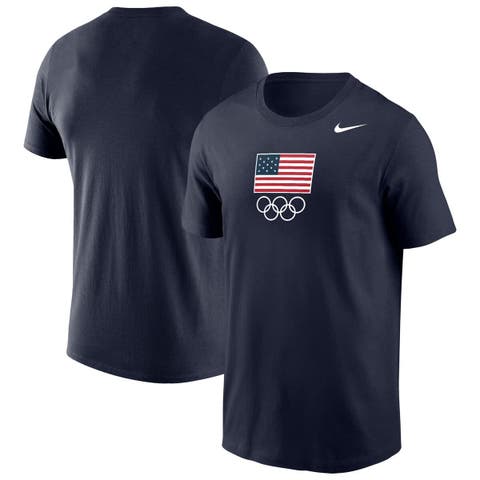 Men's Nike Navy Team USA Olympic Team Performance T-Shirt