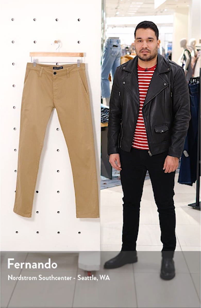 Johnny Slim Fit Twill Chino Pants, sales video thumbnail