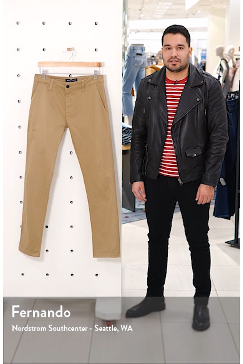 Johnny Slim Fit Twill Chino Pants video