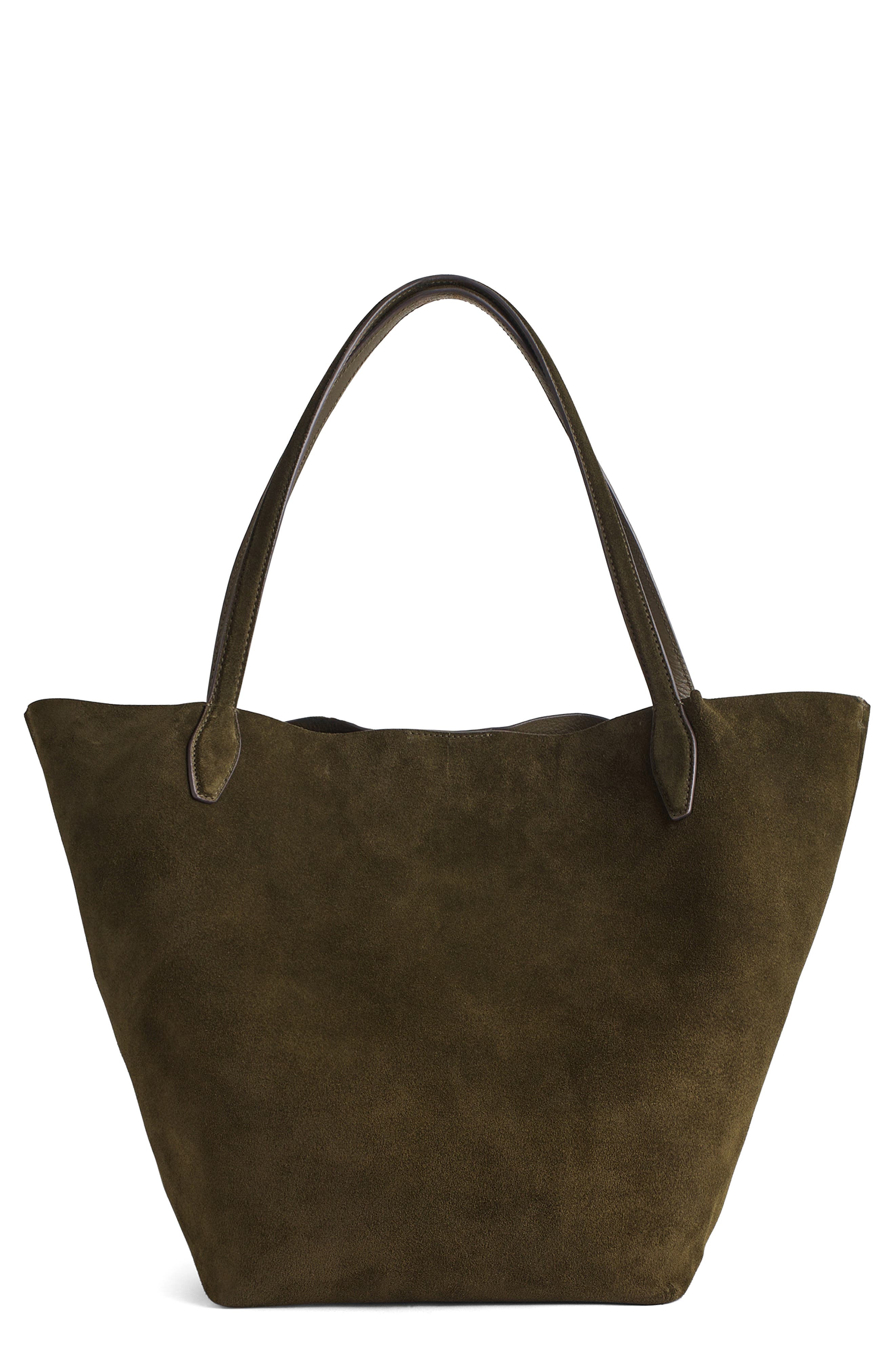 Madewell The Shopper Tote in Soft Grain Suede, Alternate, color, 