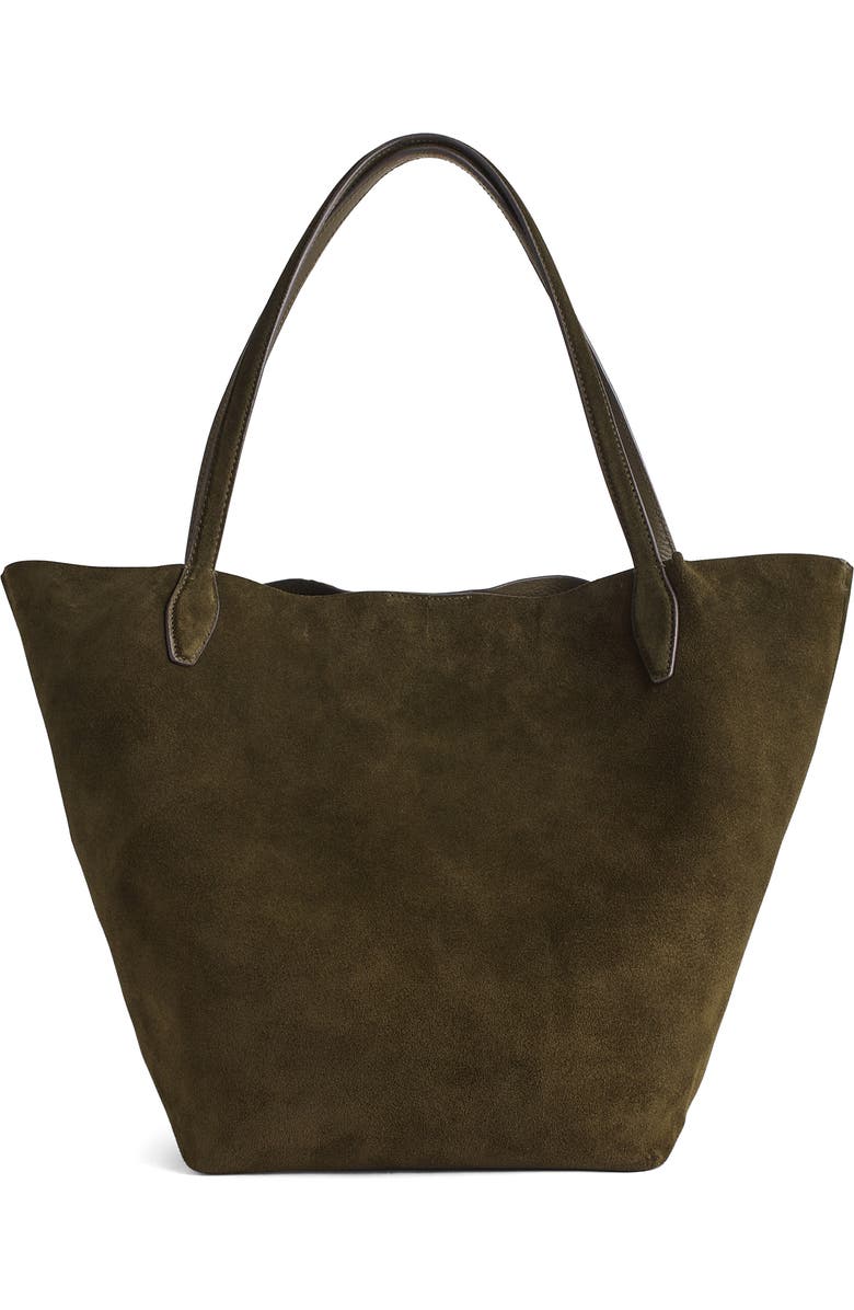 Madewell The Shopper Tote in Soft Grain Suede, Alternate, color,
