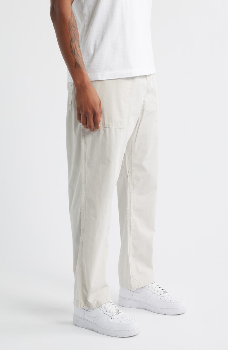 Service Works Organic Cotton Poplin Drawstring Chef Pants, Alternate, color, Salt