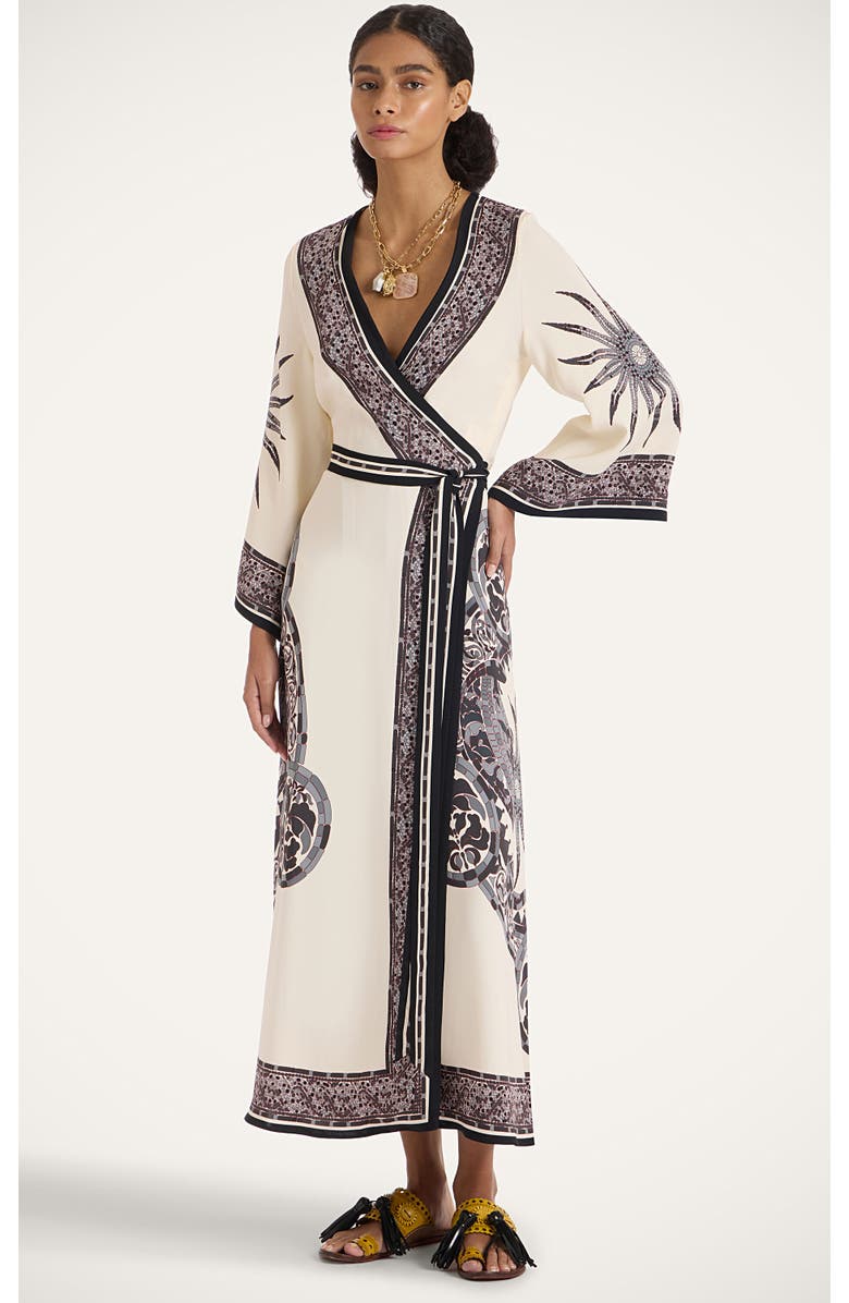 La DoubleJ The Wrap Dress, Main, color, Cobra Placée Grey