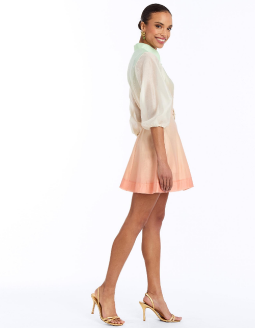 Mestiza New York Valencia Mini Dress In Coastal Ombre In Multi