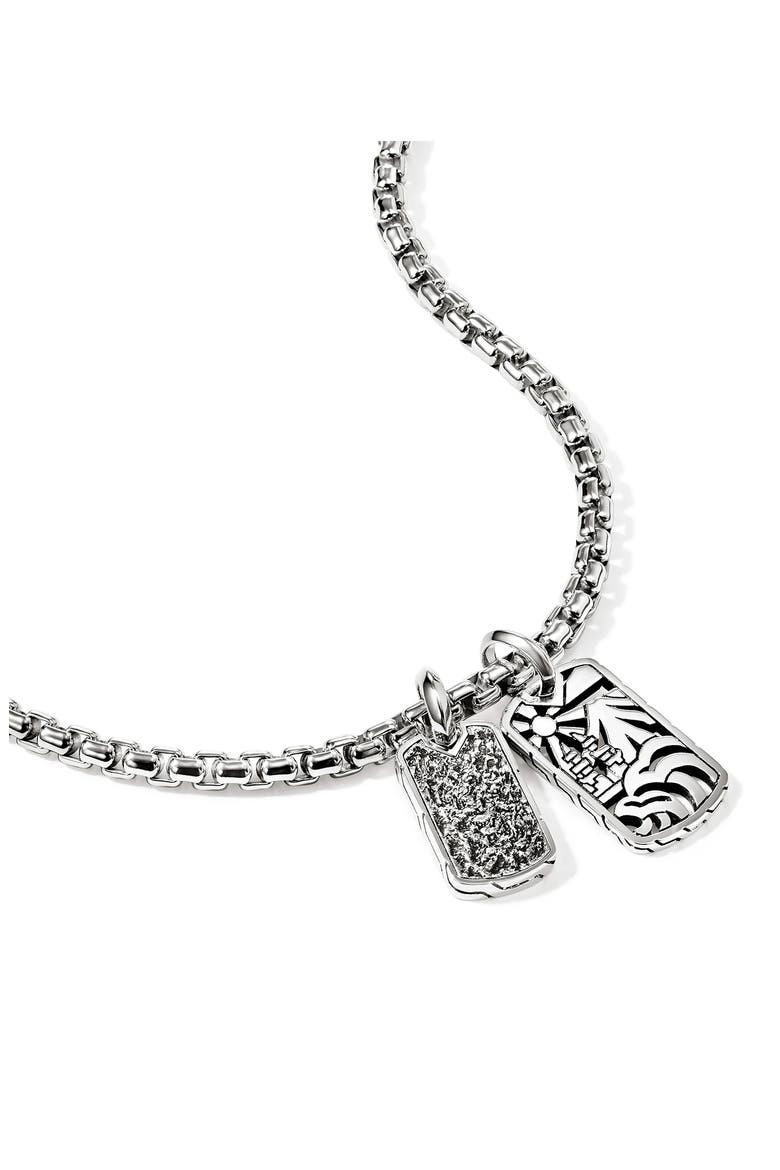 Men's Legends Pendant Necklace, 3.7mm, Alternate, color, SILVER