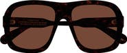Chloé 58mm Pilot Sunglasses