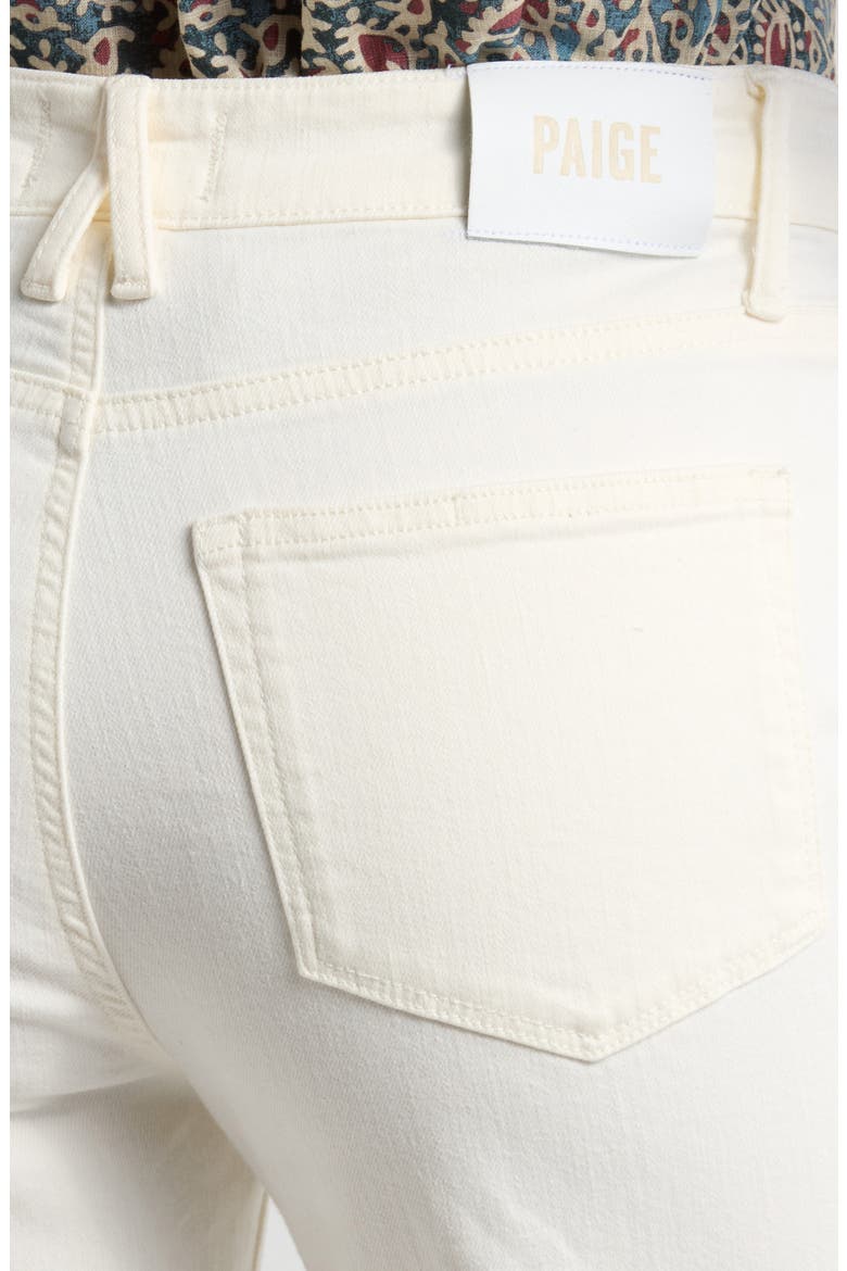 Leenah Western High Waist Ankle Wide Leg Jeans, Alternate, color, TONAL ECRU