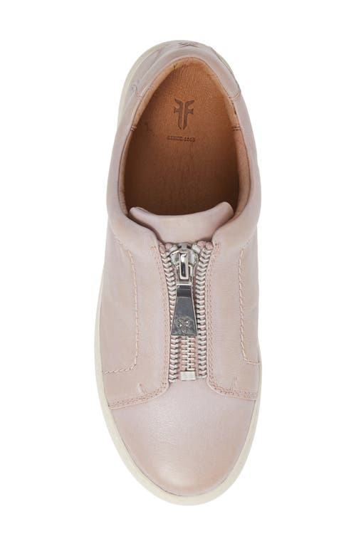 Frye Lena Zip Platform Sneaker In Pink