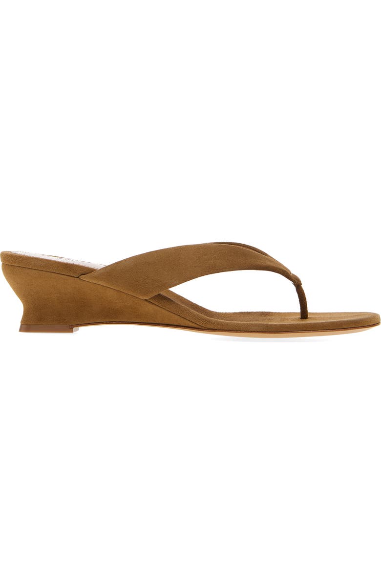 Le Monde Béryl Micro Wedge Flip Flop, Alternate, color, Taupe