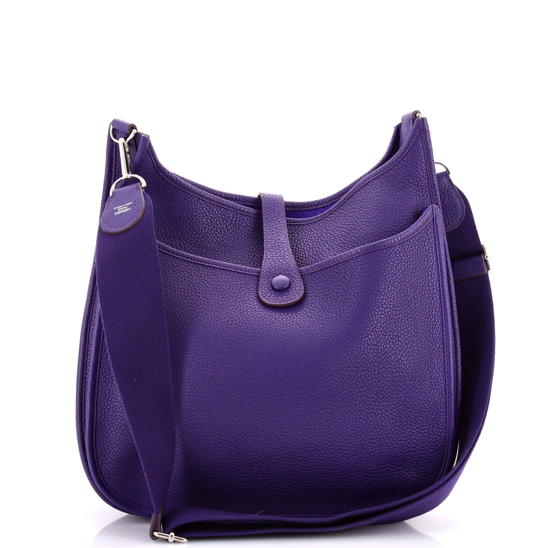 Pre-Owned Hermes Evelyne Bag Gen III Clemence GM, Alternate, color, 