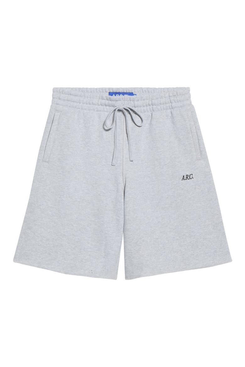 Standard Long Fleece Shorts, Main, color, HEATHER GREY
