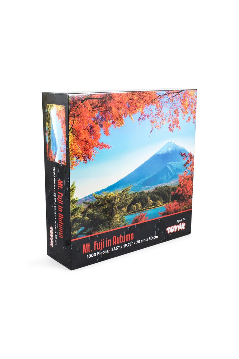 Mt. Fuji in Autumn Japanese Landmark 1000 Piece Jigsaw Puzzle, Main, color, Multi-Color