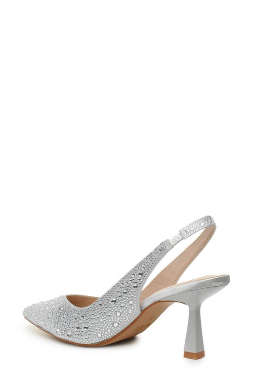 NICOLE MILLER NICOLE MILLER RHINESTONE SLINGBACK PUMP