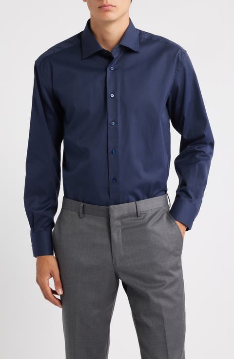 Cover Modern Fit Non-Iron Cotton Cover Shirt