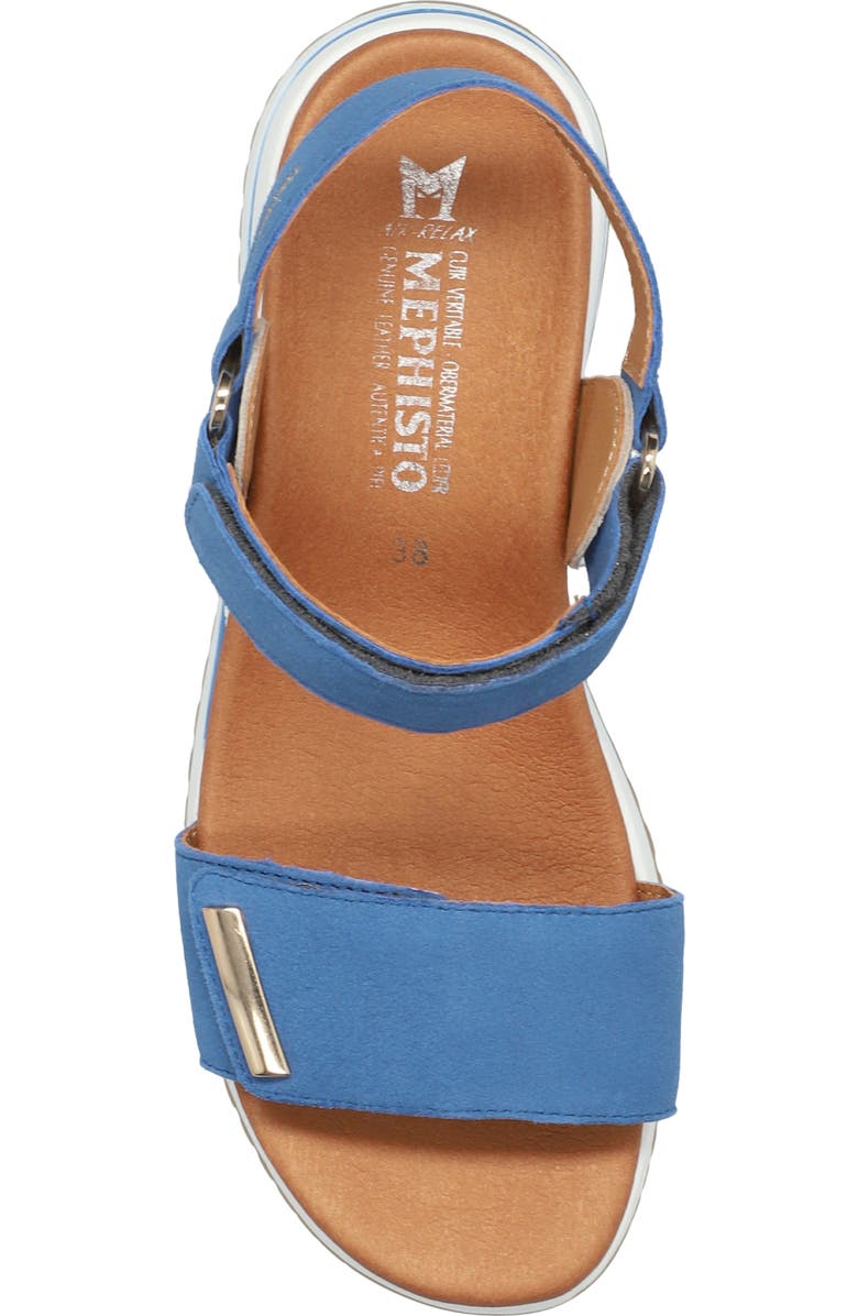 Mephisto Jeanie Ankle Strap Sandal, Alternate, color, Denim