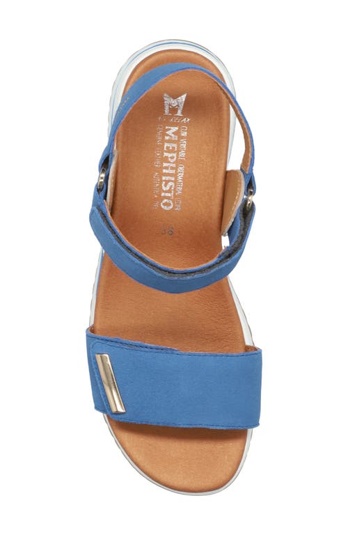 Mephisto Jeanie Ankle Strap Sandal In Denim
