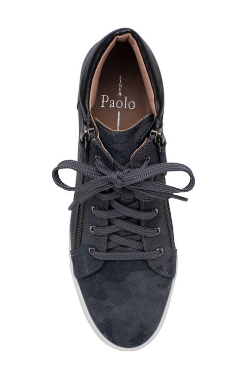 Linea Paolo Gaines Hidden Wedge Sneaker In Blue