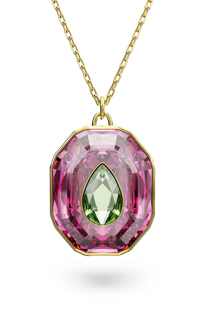 Swarovski Chroma Crystal Pendant Necklace, Alternate, color,