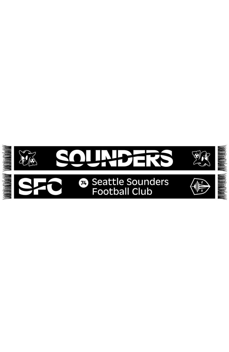 RUFFNECK SCARVES Seattle Sounders FC Orca Scarf, Main, color,