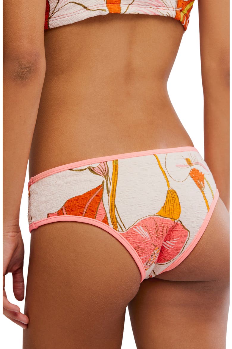 Frankie Print Swim Bottoms, Alternate, color, PURA VIDA BLUSH