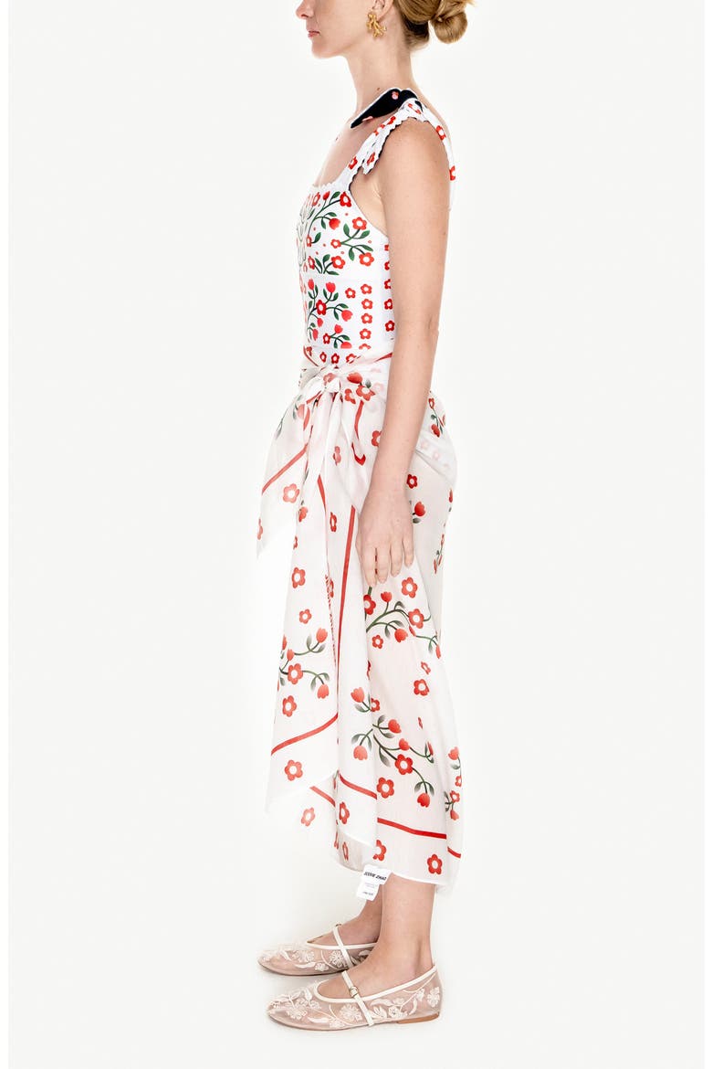 Beach Sarong Wrap, Alternate, color, White