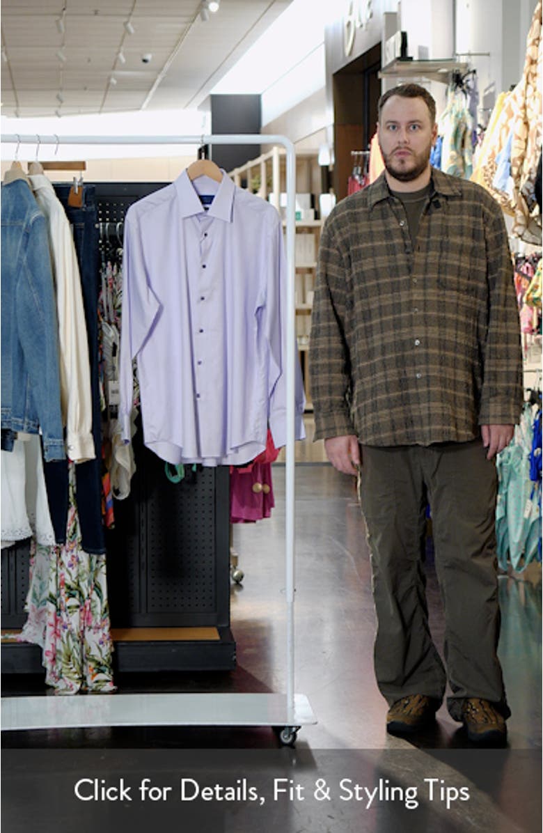 Regular Fit Micro Dobby Dress Shirt, sales video thumbnail