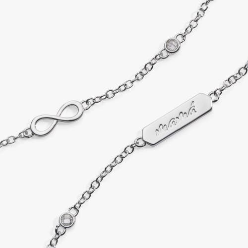 Alex And Ani Abuela Infinity Adjustable Chain Bracelet In Multi