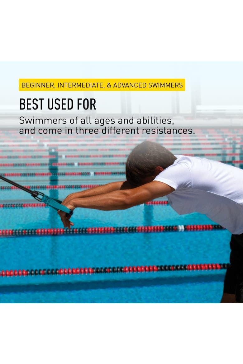 Dryland Cords Swim Resistance Bands for Strength and Flexibility Simulates Swim Strokes All, Alternate, color, Blue