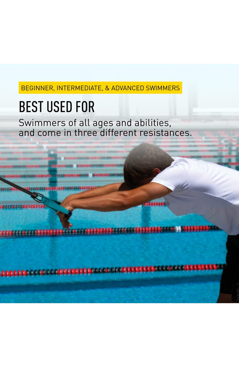 FINIS Dryland Cords Swim Resistance Bands for Strength and Flexibility Simulates Swim Strokes All, Alternate, color, Blue