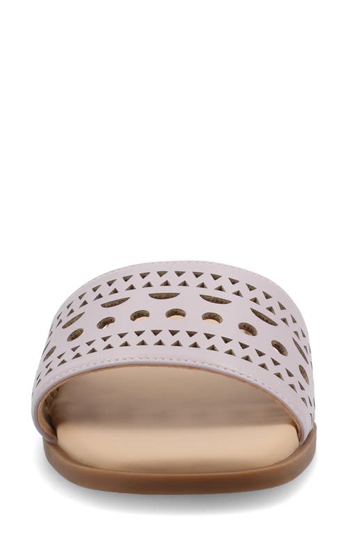 Shop Journee Collection Brodie Slide Sandal In Lilac