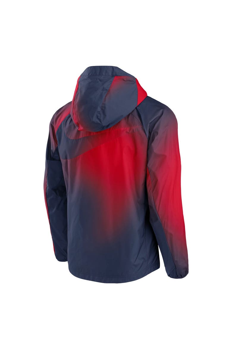 Men's Nike Navy Paris Saint-Germain AWF Raglan Full-Zip Hoodie Jacket, Alternate, color, Navy