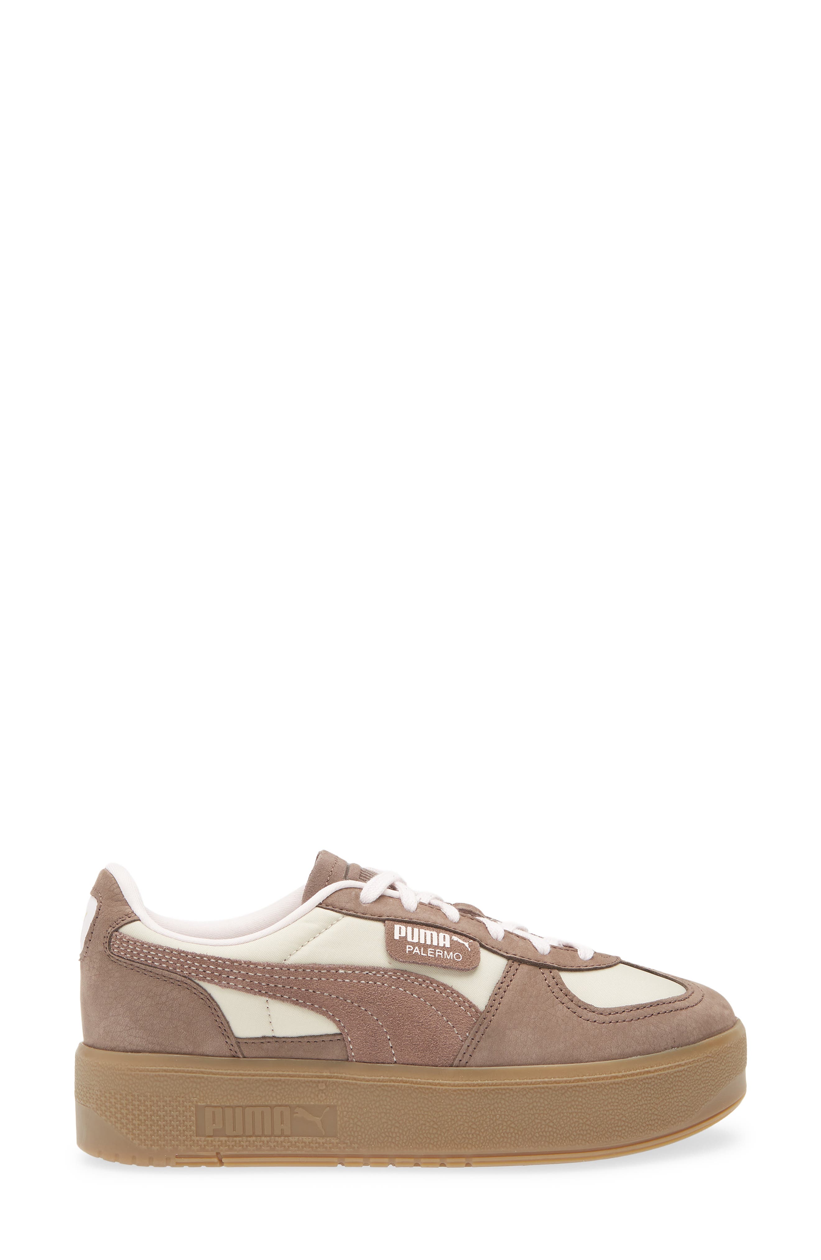 PUMA Palermo Elevata Platform Sneaker, Alternate, color, Desert Dust/ Flat Bronze