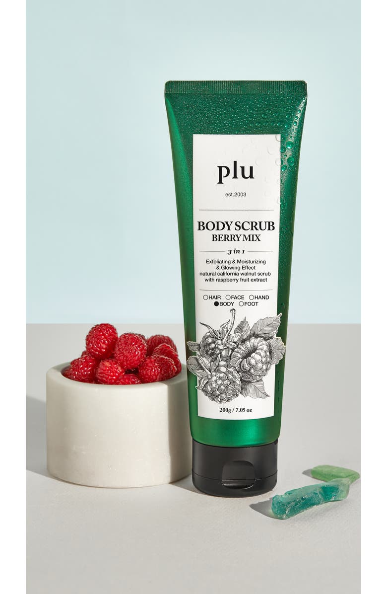 Plu Body Scrub Berry Mix, Alternate, color, NO COLOR