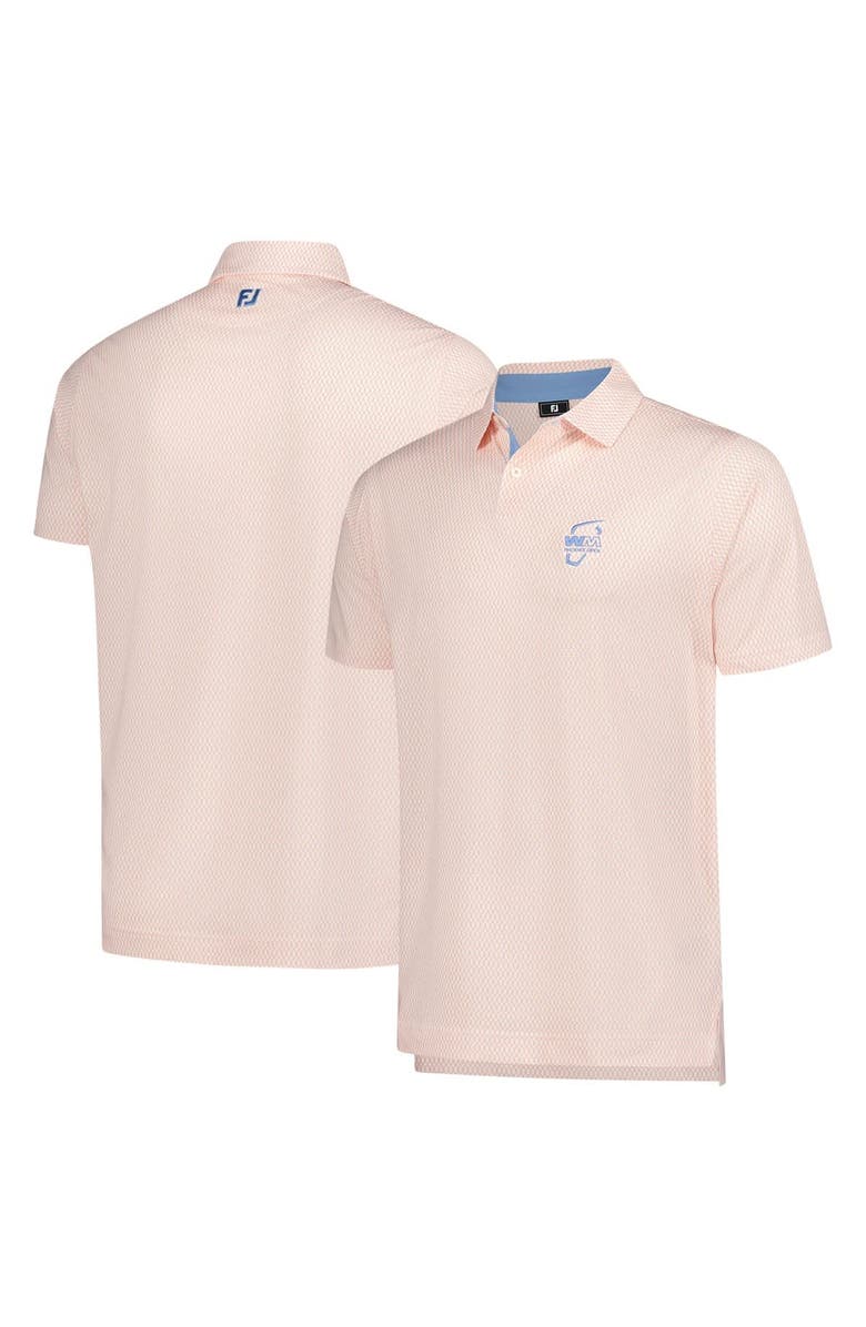 FOOTJOY Men's  White 2025 WM Phoenix Open Irongate Print Lisle Polo, Alternate, color, White