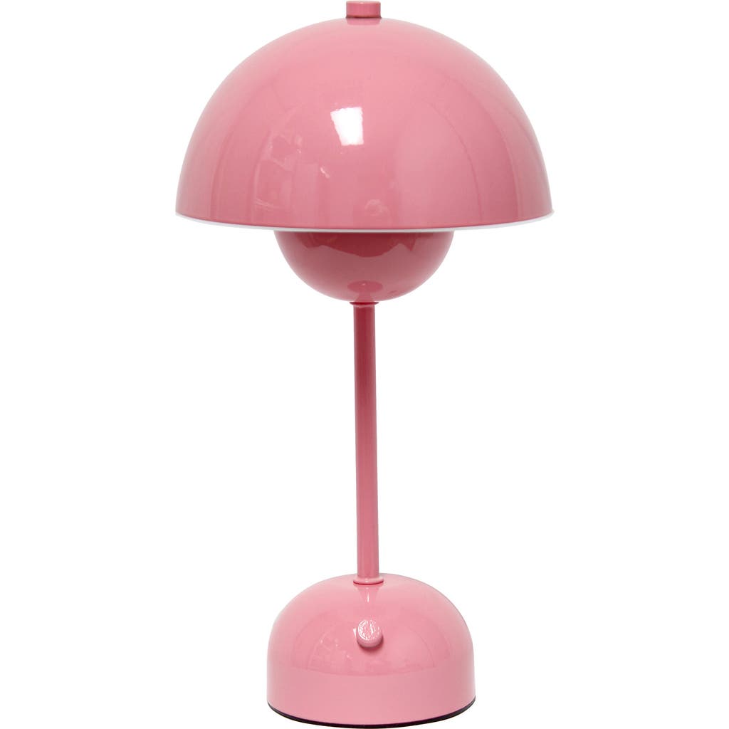 Lalia Home Touch Activated Wireless Lamp In Pink