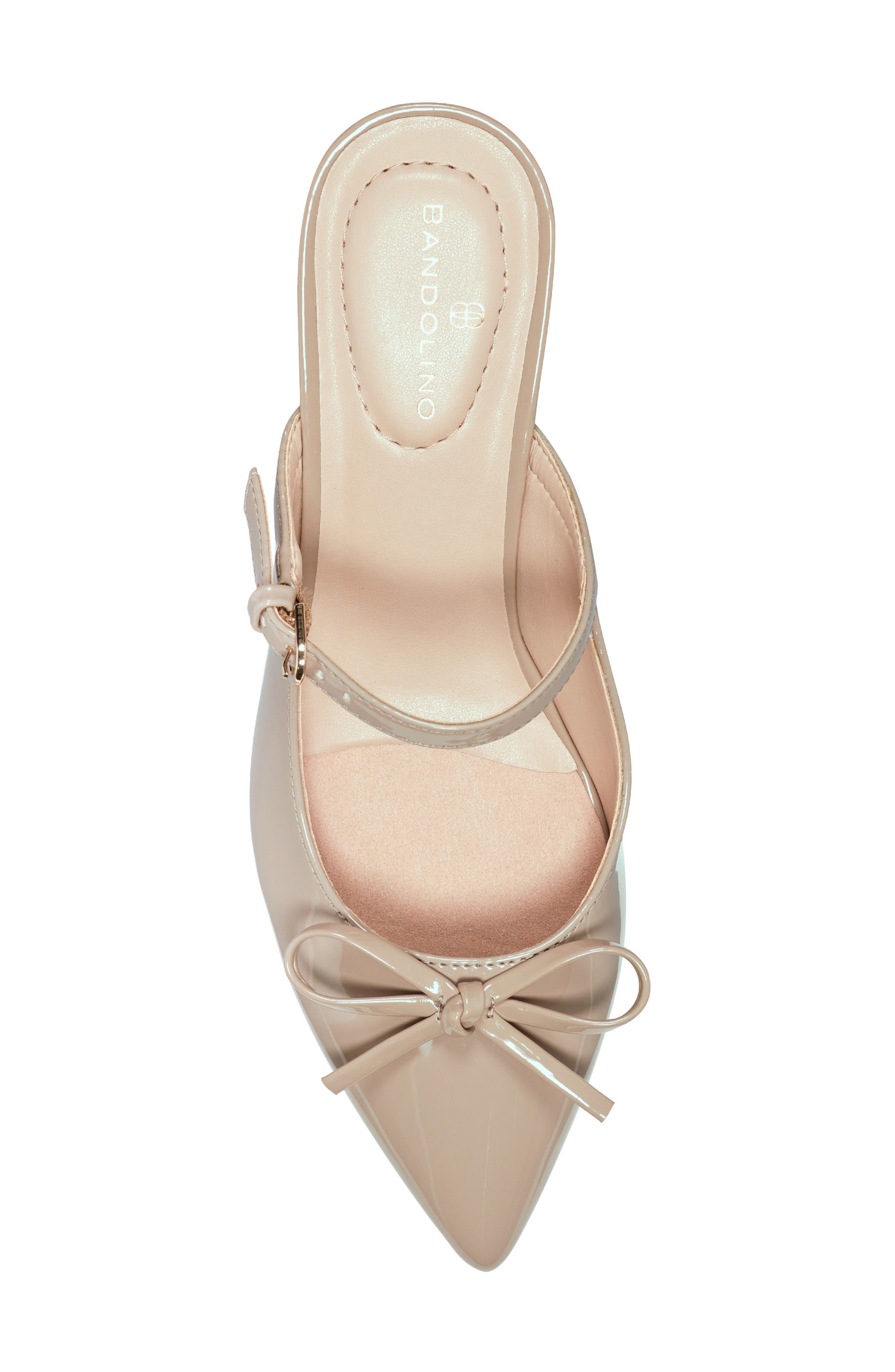 Moss Patent Kitten Heel Mule, Alternate, color, CAFE LATTE