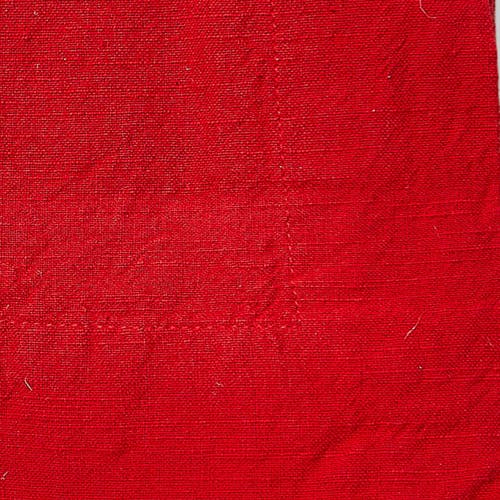Tag Threads Slub Red Tablecloth In Red