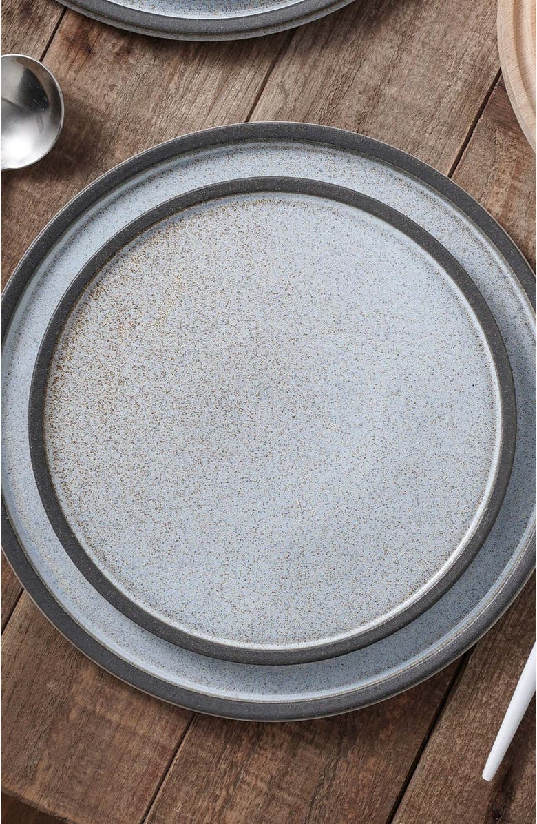 Stone Lain Vince Stoneware 4-Piece Salad Plate Set, Alternate, color, Gray-Green-Blue