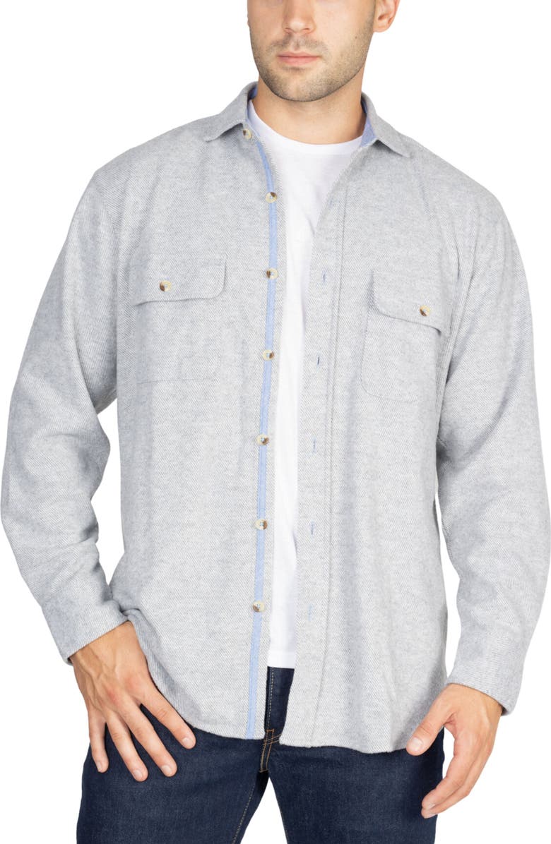 TailorByrd Solid Melange Sweater Shirt, Alternate, color, 