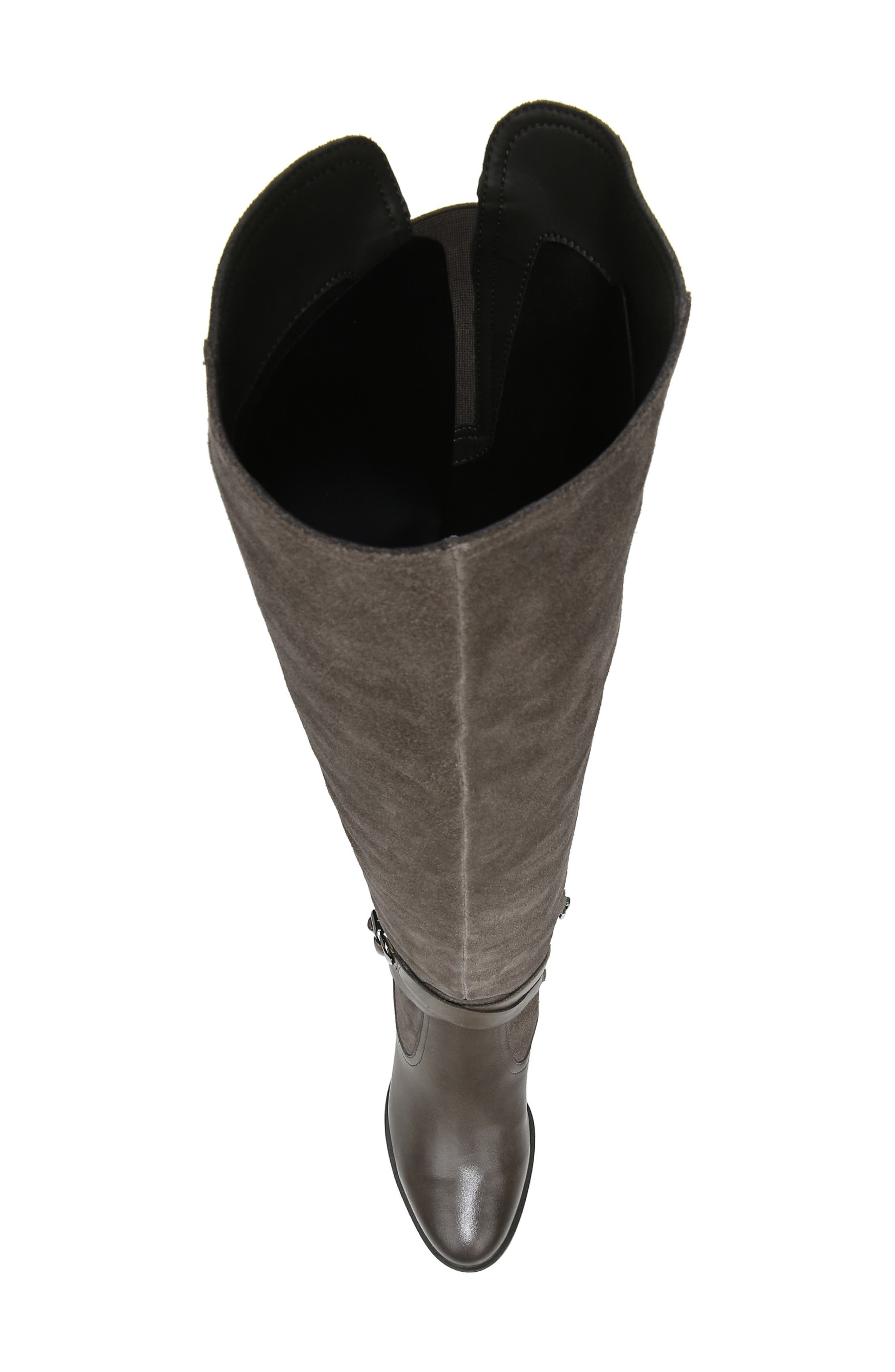 Denny Water Repellent Over the Knee Boot, Alternate, color, TAUPE SUEDE
