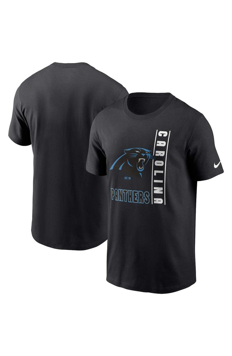 Nike Men's Nike Black Carolina Panthers Lockup Essential T-Shirt, Main, color, Black
