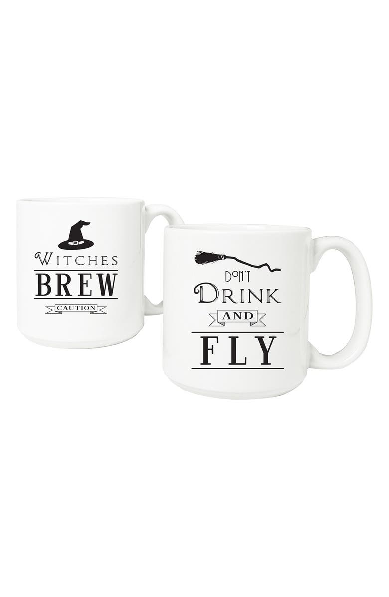 Cathy's Concepts 'Witches' Brew' Ceramic Coffee Mugs, Alternate, color,