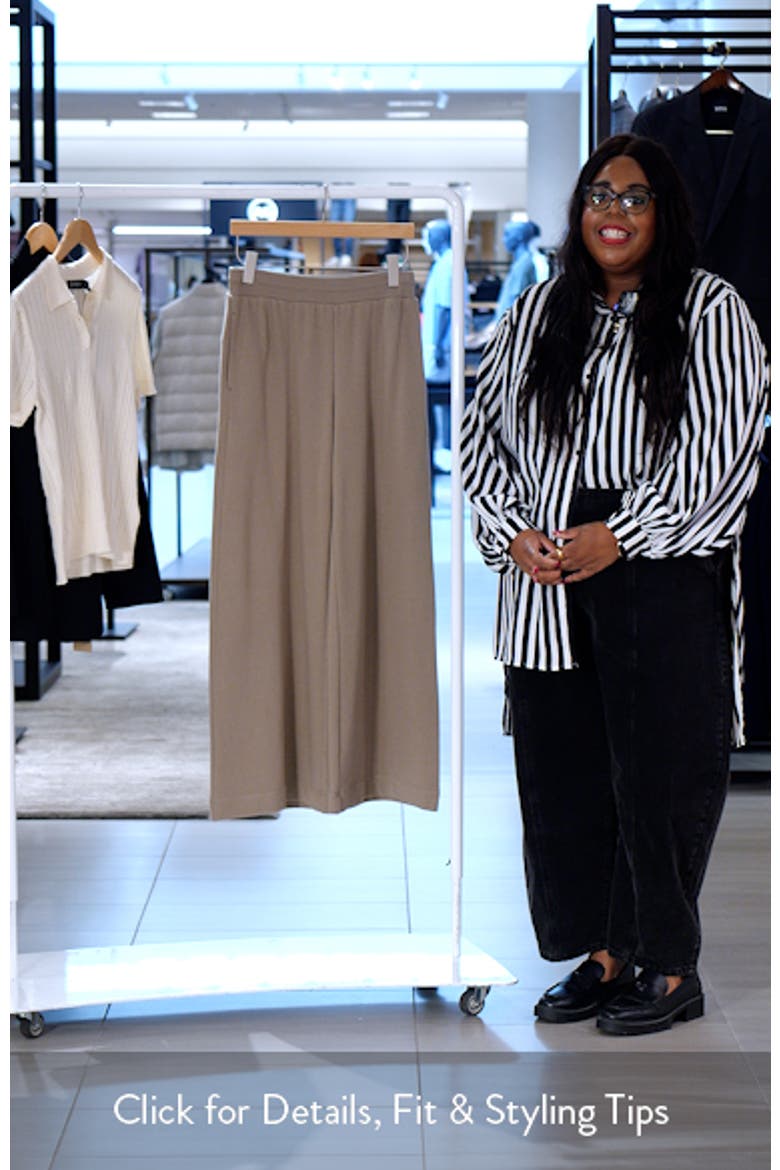 Skyrise Pintuck Pleat Wide Leg Pants video