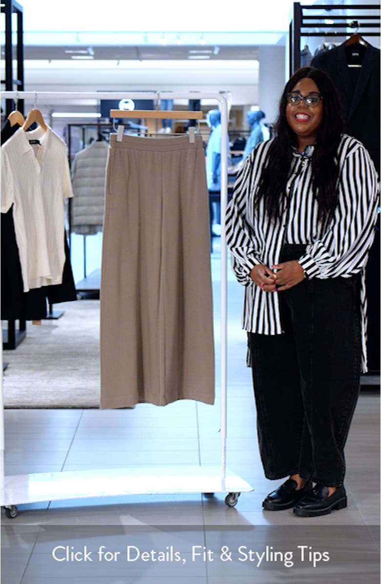 Skyrise Pintuck Pleat Wide Leg Pants, sales video thumbnail