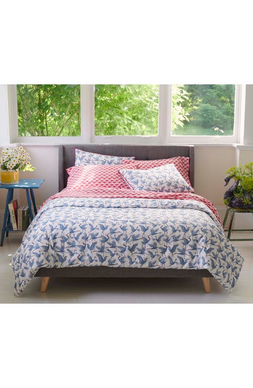 Novogratz Crane Comforter Set In Waverly Blue