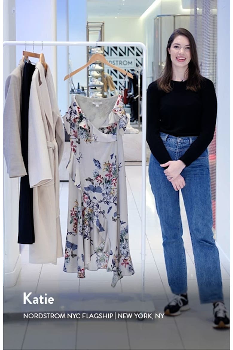 Orion Sanibel Floral Cold Shoulder High-Low Dress video