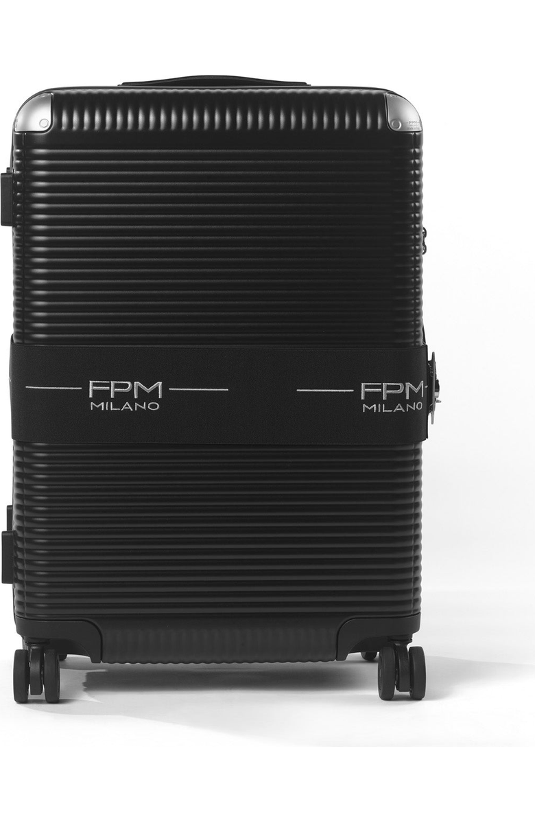 FPM - Fabbrica Pelletterie Milano - US Bank Zip Deluxe Spinner 68 Luggage, Alternate, color, Eclipse Black