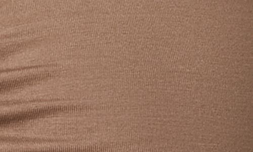 Splendid Yasmina Ruched T-shirt In Brown
