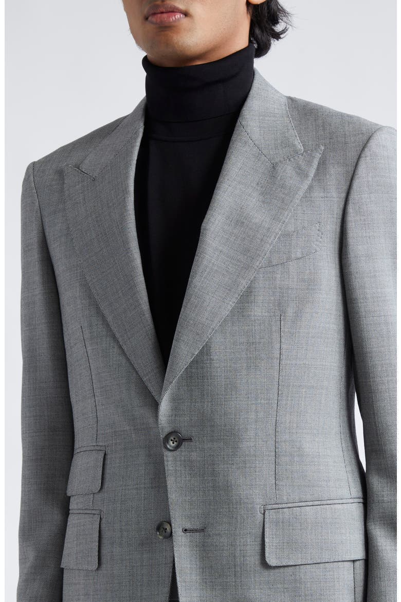 Shelton Sharkskin Suit, Alternate, color, IG710 DARK GREY