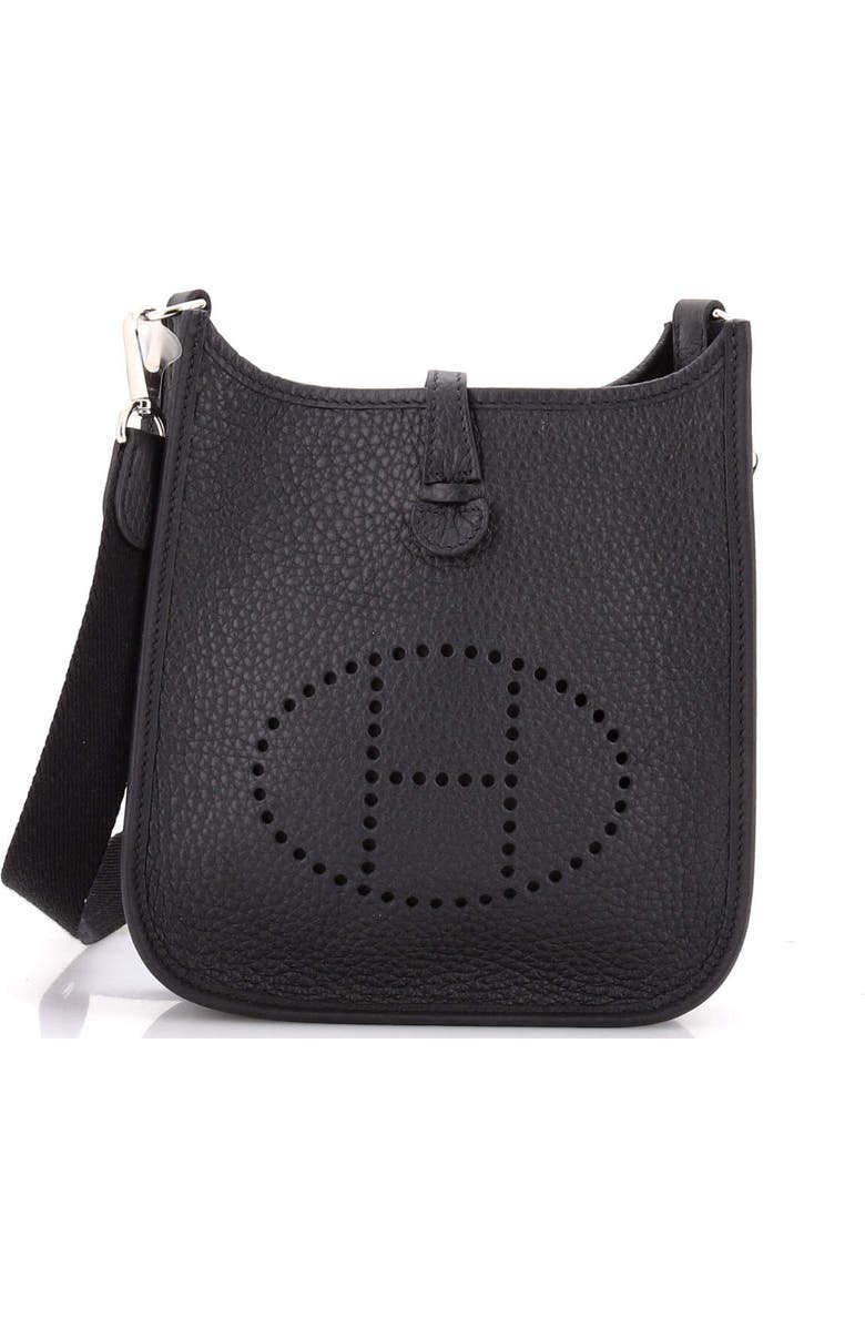 Pre-Owned Hermes Evelyne Bag Gen III Clemence TPM, Main, color, Noir